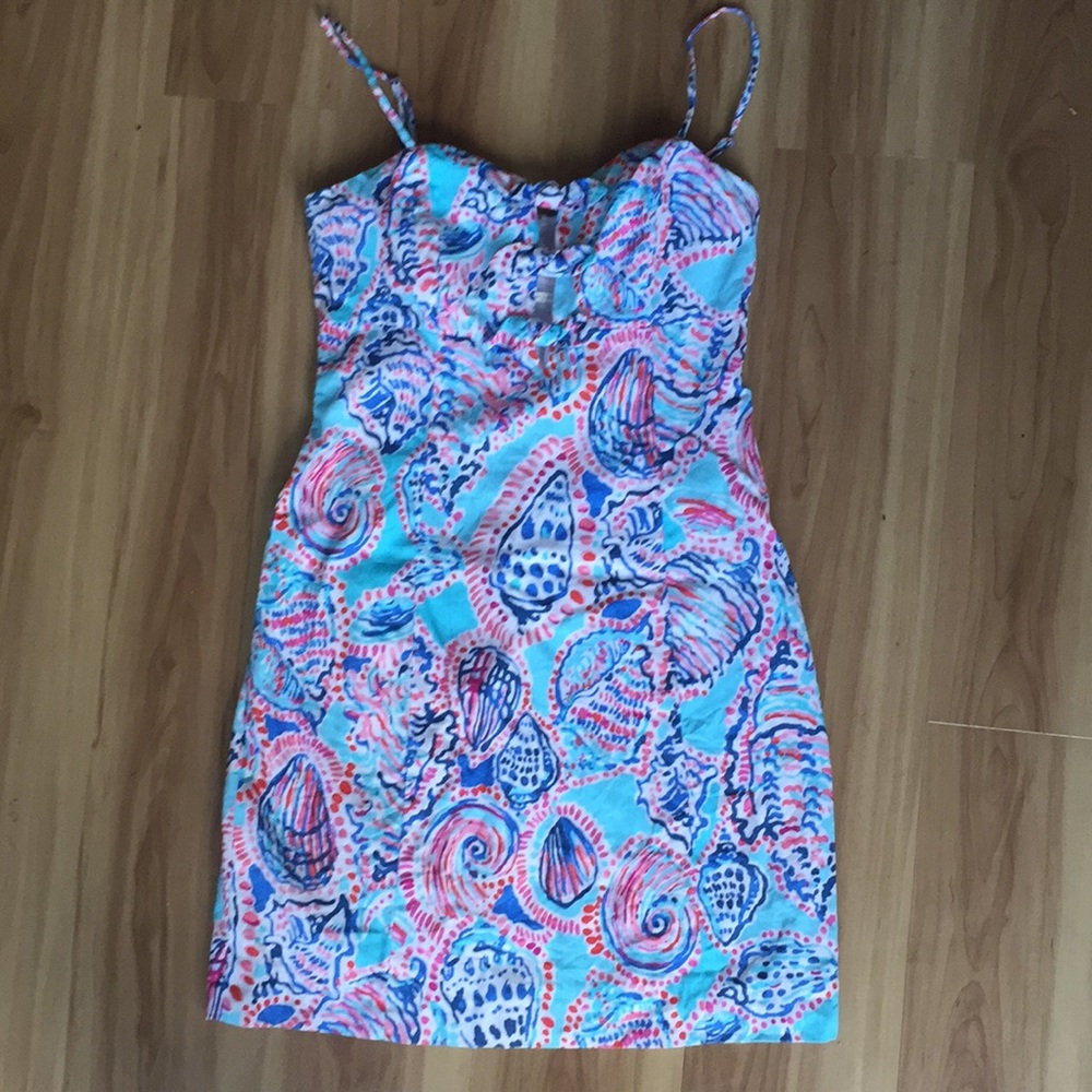 Lily Pulitzer Shell Me About It patterned dress
